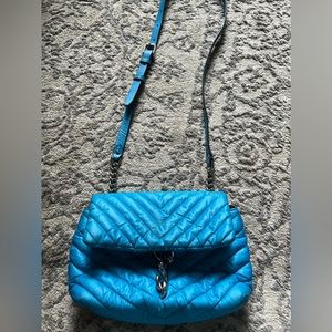 Rebecca Minkoff Edie Quilted Nylon Crossbody Ocean